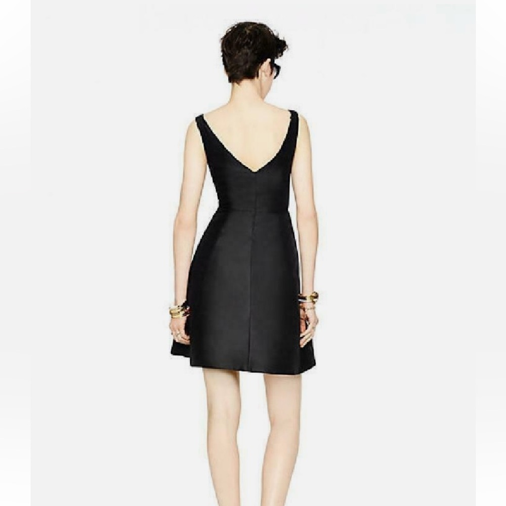 NEW • KATE SPADE • Women’s Zip up Dive Right Mini Dress Fit flare Black 4 - Picture 2 of 5